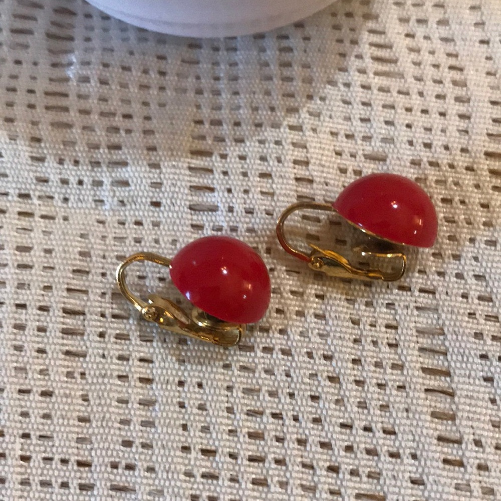 ❤️ Red earrings